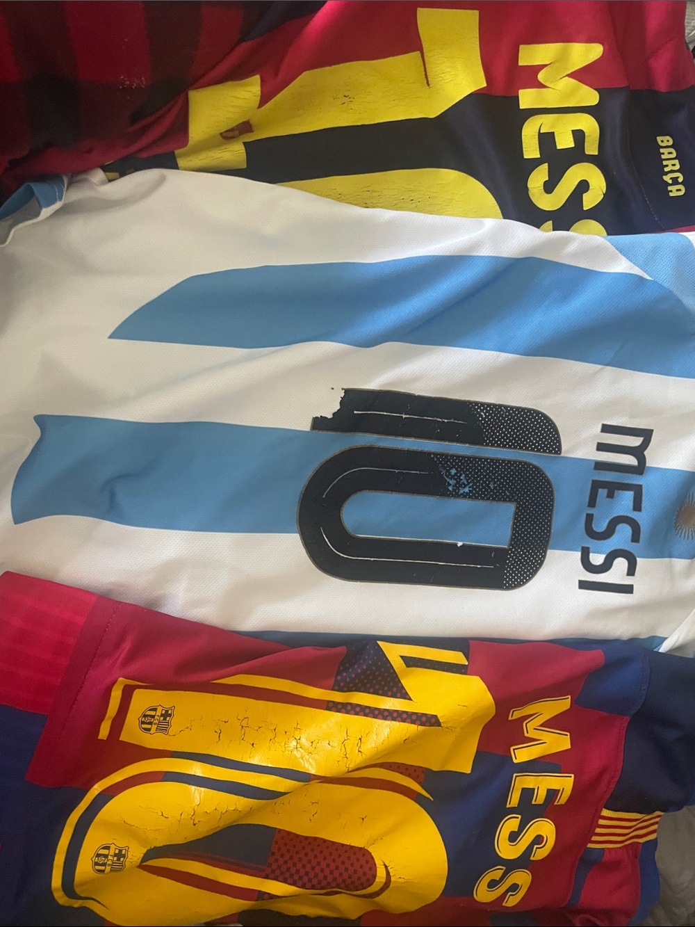 Messi soccer jerseys